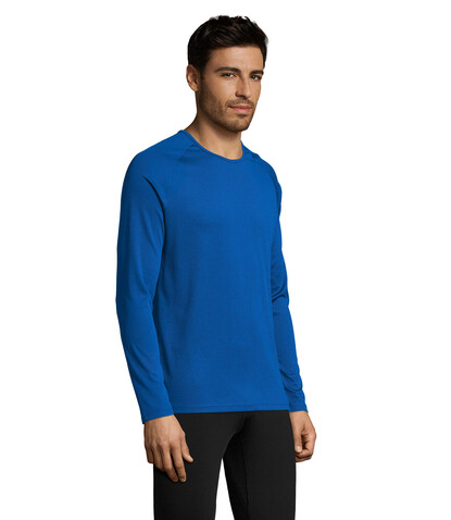 SPORTY LSL MEN T-SHIRT - Royal Blue bedrucken, Art.-Nr. S02071-RB-XXL SPORTY LSL MEN T-SHIRT - Royal Blue bedrucken, Art.-Nr. S02071-RB-XXL