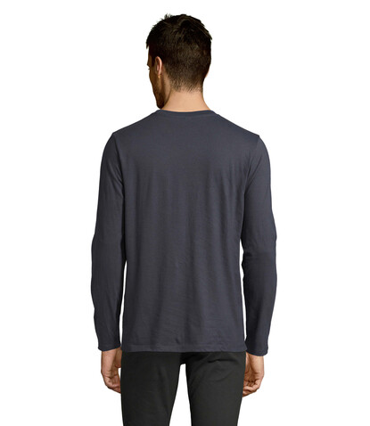 IMPERIAL LSL MEN T-Shirt190 - Mausgrau bedrucken, Art.-Nr. S02074-MU-S