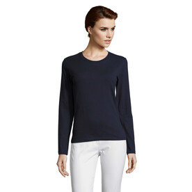 IMPERIAL Women lsl 190g - French Navy bedrucken, Art.-Nr. S02075-FN-XXL