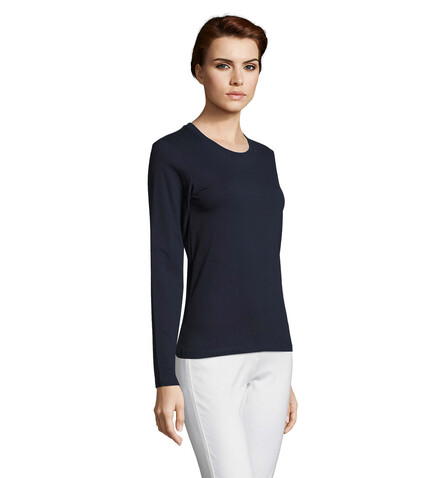 IMPERIAL Women lsl 190g - French Navy bedrucken, Art.-Nr. S02075-FN-M IMPERIAL Women lsl 190g - French Navy bedrucken, Art.-Nr. S02075-FN-M