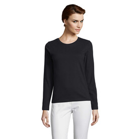 IMPERIAL Women lsl 190g - Deep Black bedrucken, Art.-Nr. S02075-DB-XXL