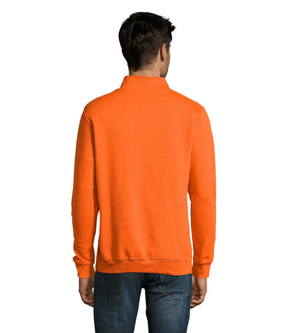STAN Sweater Zip Kragen 260 - Orange bedrucken, Art.-Nr. S02088-OR-3XL STAN Sweater Zip Kragen 260 - Orange bedrucken, Art.-Nr. S02088-OR-3XL