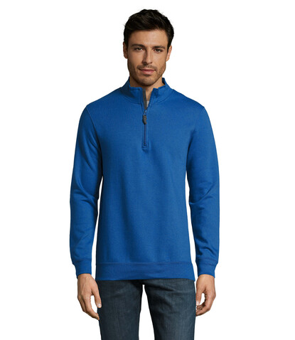 STAN Sweater Zip Kragen 260 - Royal Blue bedrucken, Art.-Nr. S02088-RB-XL STAN Sweater Zip Kragen 260 - Royal Blue bedrucken, Art.-Nr. S02088-RB-XL