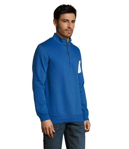 STAN Sweater Zip Kragen 260 - Royal Blue bedrucken, Art.-Nr. S02088-RB-XL STAN Sweater Zip Kragen 260 - Royal Blue bedrucken, Art.-Nr. S02088-RB-XL