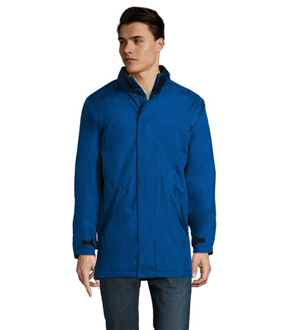 ROBYN UNISEX PARKA - Royal Blue bedrucken, Art.-Nr. S02109-RB-M