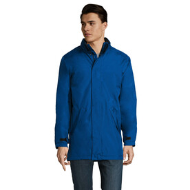 ROBYN UNISEX PARKA - Royal Blue bedrucken, Art.-Nr. S02109-RB-XXL