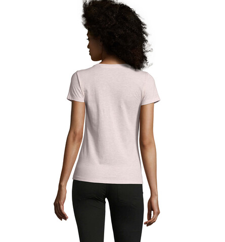REGENT FIT WOMEN 150g - Heather Pink bedrucken, Art.-Nr. S02758-HP-M