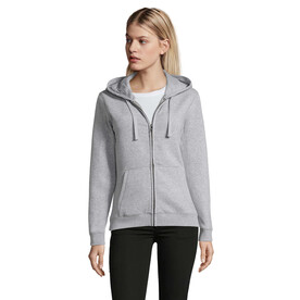 SPIKE HOOD DAMEN 280gr - Grau-Melange 2 bedrucken, Art.-Nr. S03106-GY-XXL