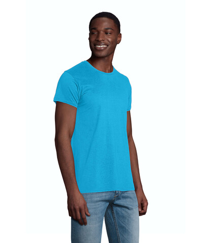 PIONEER MEN T-Shirt 175g - Aqua bedrucken, Art.-Nr. S03565-AQ-XL PIONEER MEN T-Shirt 175g - Aqua bedrucken, Art.-Nr. S03565-AQ-XL