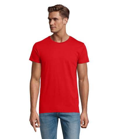 PIONEER MEN T-Shirt 175g - Red bedrucken, Art.-Nr. S03565-RD-4XL