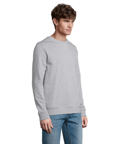 COMET SWEATER 280g - Grau-Melange 2 bedrucken, Art.-Nr. S03574-GY-S