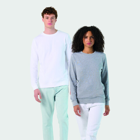 COMET SWEATER 280g - White bedrucken, Art.-Nr. S03574-WH-L