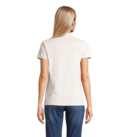 PLANET WOMEN Polo 170g - Off-White bedrucken, Art.-Nr. S03575-WW-XS