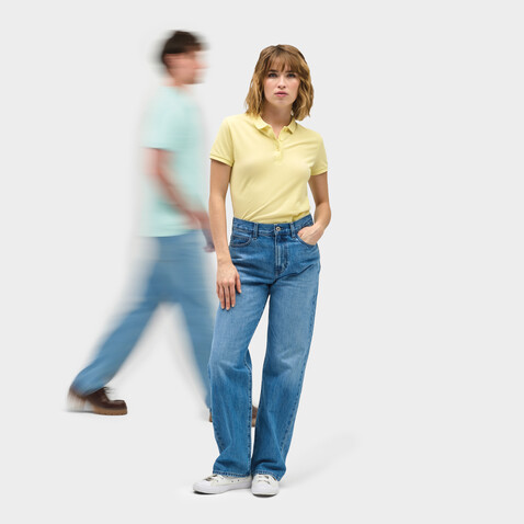 PLANET WOMEN Polo 170g - Hellgelb bedrucken, Art.-Nr. S03575-LY-L PLANET WOMEN Polo 170g - Hellgelb bedrucken, Art.-Nr. S03575-LY-L