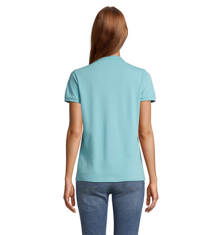 PLANET WOMEN Polo 170g - Pool Blue bedrucken, Art.-Nr. S03575-BP-M