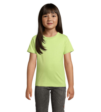 CRUSADER KINDERT-SHIRT 150g - Apple Green bedrucken, Art.-Nr. S03580-AG-4XL