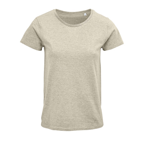 CRUSADER WOMEN T-Shirt 150g - Heather Beige bedrucken, Art.-Nr. S03581-HB-M