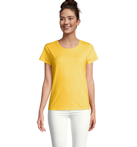 CRUSADER WOMEN T-Shirt 150g - Gold bedrucken, Art.-Nr. S03581-GO-M CRUSADER WOMEN T-Shirt 150g - Gold bedrucken, Art.-Nr. S03581-GO-M
