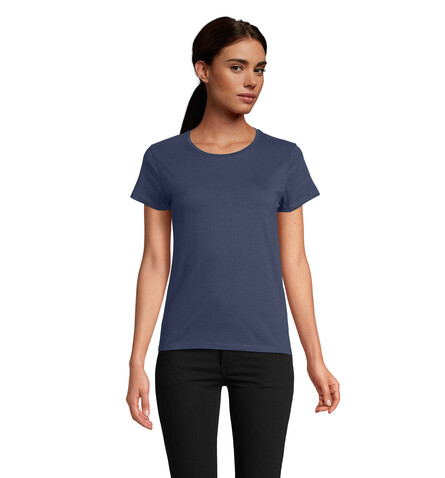 CRUSADER WOMEN T-Shirt 150g - Denim bedrucken, Art.-Nr. S03581-DM-S