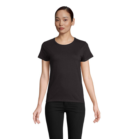 CRUSADER WOMEN T-Shirt 150g - Deep Black bedrucken, Art.-Nr. S03581-DB-M CRUSADER WOMEN T-Shirt 150g - Deep Black bedrucken, Art.-Nr. S03581-DB-M