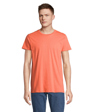 CRUSADER MEN T-Shirt 150g - Pop Orange bedrucken, Art.-Nr. S03582-PO-3XL