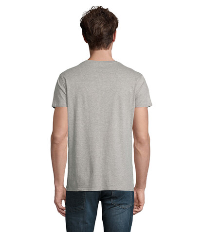 CRUSADER MEN T-Shirt 150g - Graue Melange bedrucken, Art.-Nr. S03582-GM-5XL