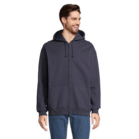 CARTER Full Zip Hoodie - French Navy bedrucken, Art.-Nr. S03812-FN-XXL