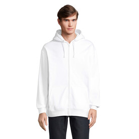 CARTER Full Zip Hoodie - White bedrucken, Art.-Nr. S03812-WH-XXS