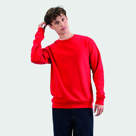 COLUMBIA UNISEX SWEATSHIRT - Bright Red bedrucken, Art.-Nr. S03814-BT-XS