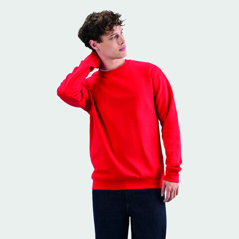 COLUMBIA UNISEX SWEATSHIRT - Bright Red bedrucken, Art.-Nr. S03814-BT-XS