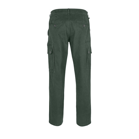 DOCKER MEN STRETCH TROUSERS - Forest Green bedrucken, Art.-Nr. S03820-FG-L