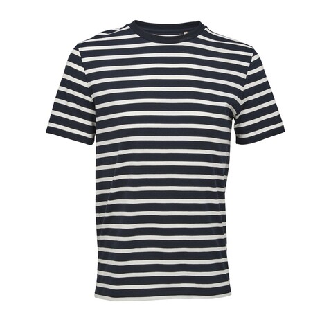 LEGEND T-Shirt Bio 175g - Navy|Off White bedrucken, Art.-Nr. S03981-BH-M