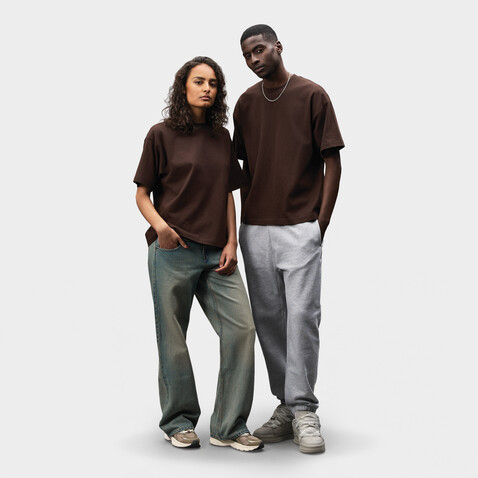 LEGACY OVERSIZED T-SHIRT - Dark Chocolate bedrucken, Art.-Nr. S03996-DC-XL LEGACY OVERSIZED T-SHIRT - Dark Chocolate bedrucken, Art.-Nr. S03996-DC-XL