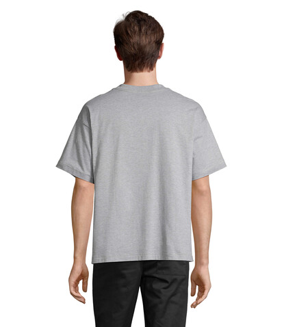 LEGACY OVERSIZED T-SHIRT - Grau-Melange 2 bedrucken, Art.-Nr. S03996-GY-S LEGACY OVERSIZED T-SHIRT - Grau-Melange 2 bedrucken, Art.-Nr. S03996-GY-S