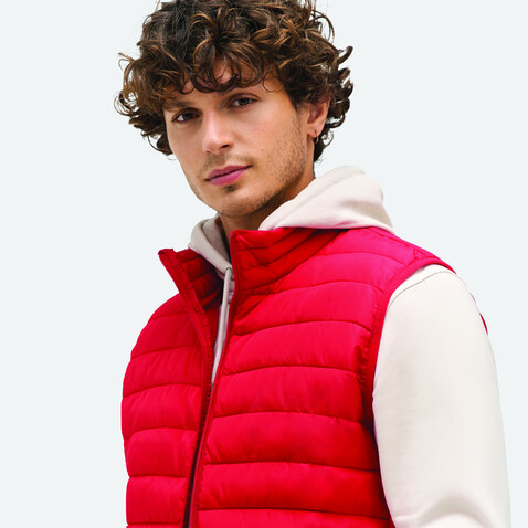 STREAM MEN Bodywarmer - Red bedrucken, Art.-Nr. S04020-RD-M STREAM MEN Bodywarmer - Red bedrucken, Art.-Nr. S04020-RD-M