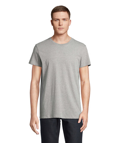 RE CRUSADER T-Shirt 150g - Graue Melange bedrucken, Art.-Nr. S04233-GM-4XL RE CRUSADER T-Shirt 150g - Graue Melange bedrucken, Art.-Nr. S04233-GM-4XL