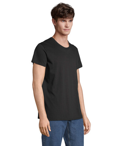 RE CRUSADER T-Shirt 150g - Deep Black bedrucken, Art.-Nr. S04233-DB-L