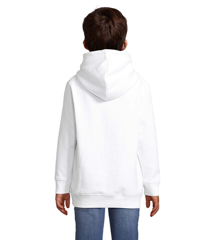CONDOR KIDS Hoodie - White bedrucken, Art.-Nr. S04238-WH-4XL