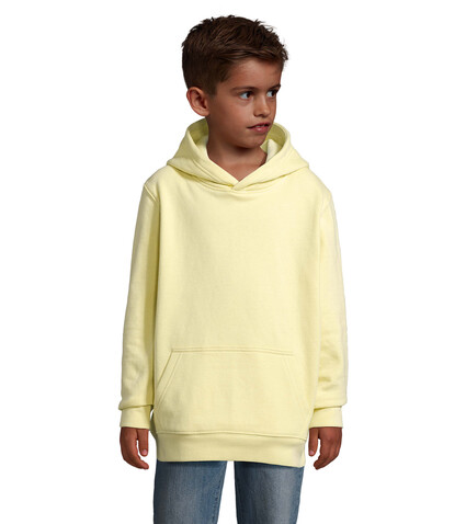 CONDOR KIDS Hoodie - Hellgelb bedrucken, Art.-Nr. S04238-LY-XXL