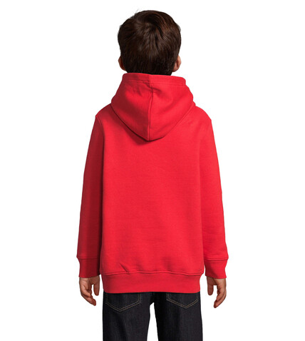 CONDOR KIDS Hoodie - Bright Red bedrucken, Art.-Nr. S04238-BT-4XL