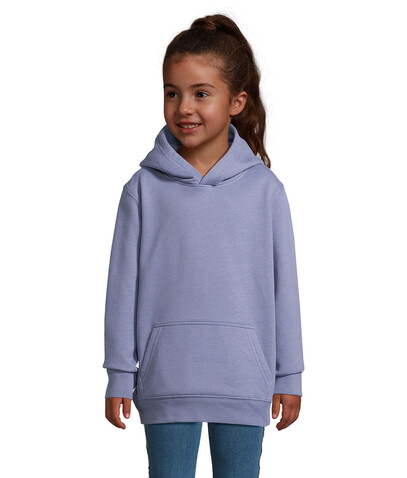 CONDOR KIDS Hoodie - Bleu bedrucken, Art.-Nr. S04238-BL-5XL