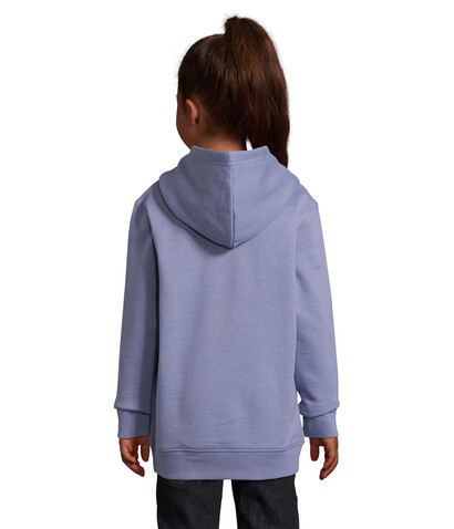 CONDOR KIDS Hoodie - Bleu bedrucken, Art.-Nr. S04238-BL-5XL