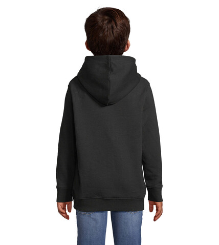 CONDOR KIDS Hoodie - Schwarz bedrucken, Art.-Nr. S04238-BK-5XL CONDOR KIDS Hoodie - Schwarz bedrucken, Art.-Nr. S04238-BK-5XL