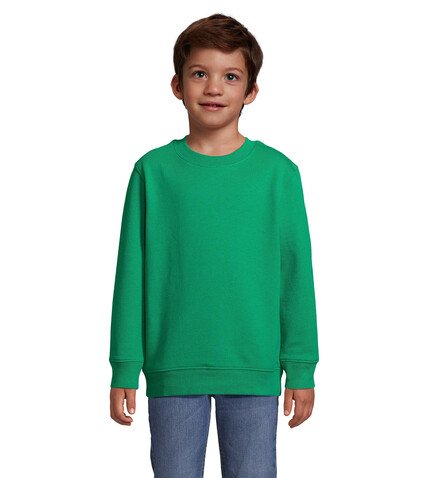 COLUMBIA KIDS Sweater - Kelly Green bedrucken, Art.-Nr. S04239-KG-XL