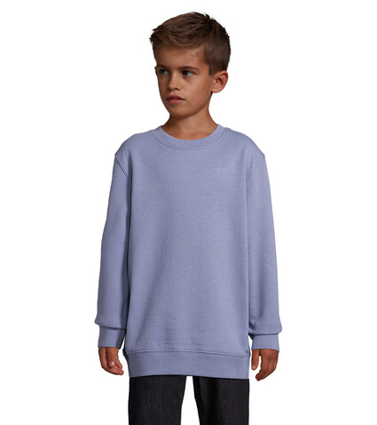 COLUMBIA KIDS Sweater - Bleu bedrucken, Art.-Nr. S04239-BL-4XL