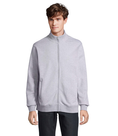 COOPER SWEATSHIRT FULL ZIP - Grau-Melange 2 bedrucken, Art.-Nr. S04240-GY-XL COOPER SWEATSHIRT FULL ZIP - Grau-Melange 2 bedrucken, Art.-Nr. S04240-GY-XL