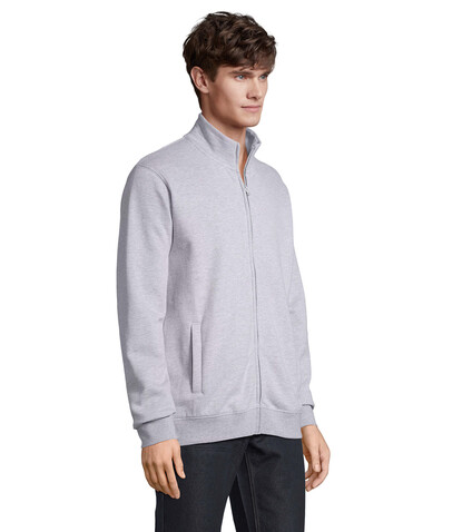 COOPER SWEATSHIRT FULL ZIP - Grau-Melange 2 bedrucken, Art.-Nr. S04240-GY-XL COOPER SWEATSHIRT FULL ZIP - Grau-Melange 2 bedrucken, Art.-Nr. S04240-GY-XL