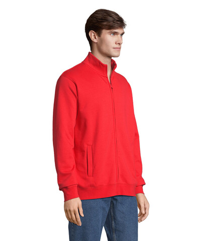 COOPER SWEATSHIRT FULL ZIP - Bright Red bedrucken, Art.-Nr. S04240-BT-XXS COOPER SWEATSHIRT FULL ZIP - Bright Red bedrucken, Art.-Nr. S04240-BT-XXS