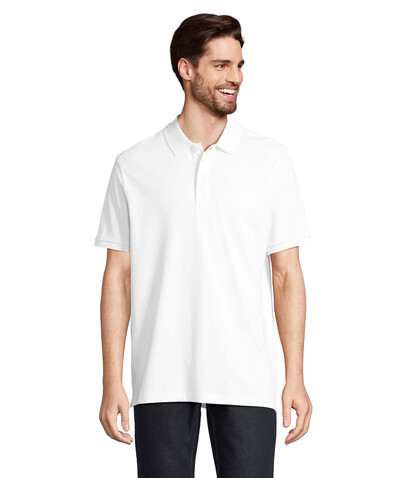 PEGASE Polo Bio 210g - White bedrucken, Art.-Nr. S04242-WH-XL PEGASE Polo Bio 210g - White bedrucken, Art.-Nr. S04242-WH-XL