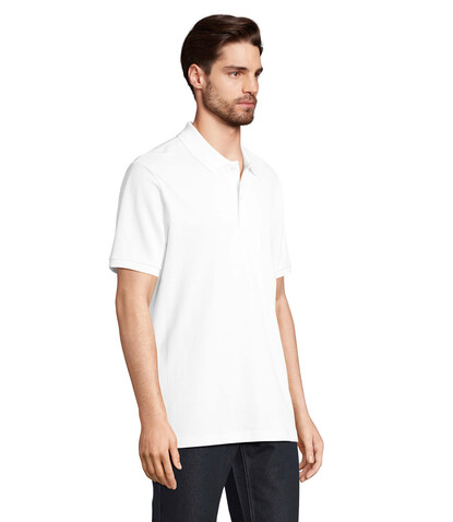 PEGASE Polo Bio 210g - White bedrucken, Art.-Nr. S04242-WH-XL PEGASE Polo Bio 210g - White bedrucken, Art.-Nr. S04242-WH-XL